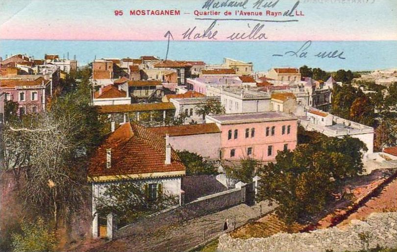 ALGERIE  MOSTAGANEM  Quartier de l'Avenue Rayn  ...... ( Ref FA356 )