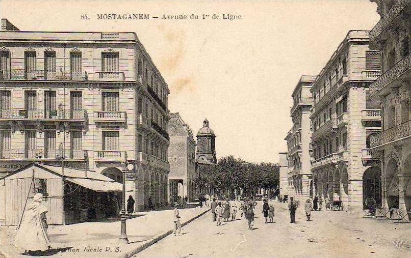 ALGERIE  MOSTAGANEM  Avenue du 1er de Ligne  ...... ( Ref FA332 )