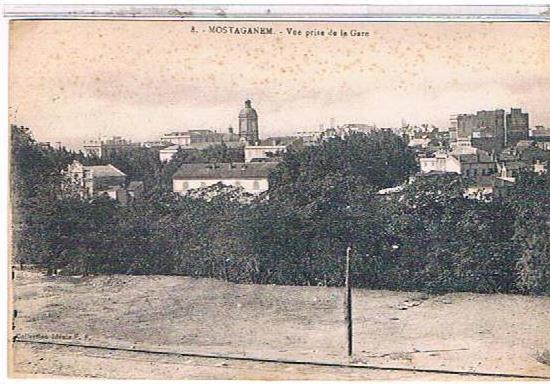 MOSTAGANEM  VUE  PRISE  DE LA  GARE        BE  1R971
