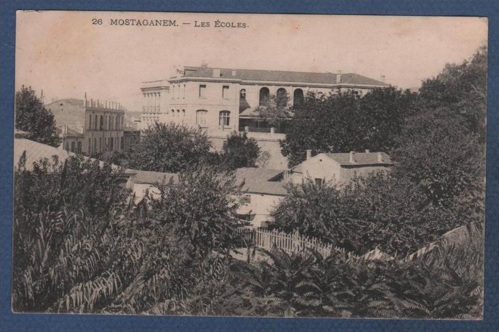 ALGERIE - CP MOSTAGANEM - LES ECOLES - N°26 PAS DE NOM D'EDITEUR