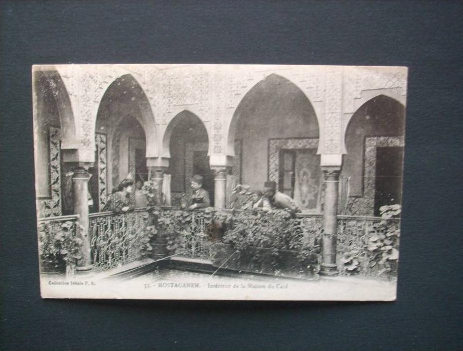 MOSTAGANEM intérieur de la maison du Caïd  - idéale PS 55  - CIRCULEE  L81