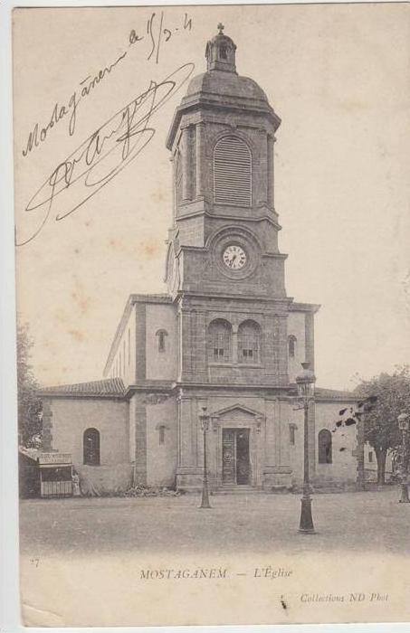 cpa algerie  mostaganem l eglise