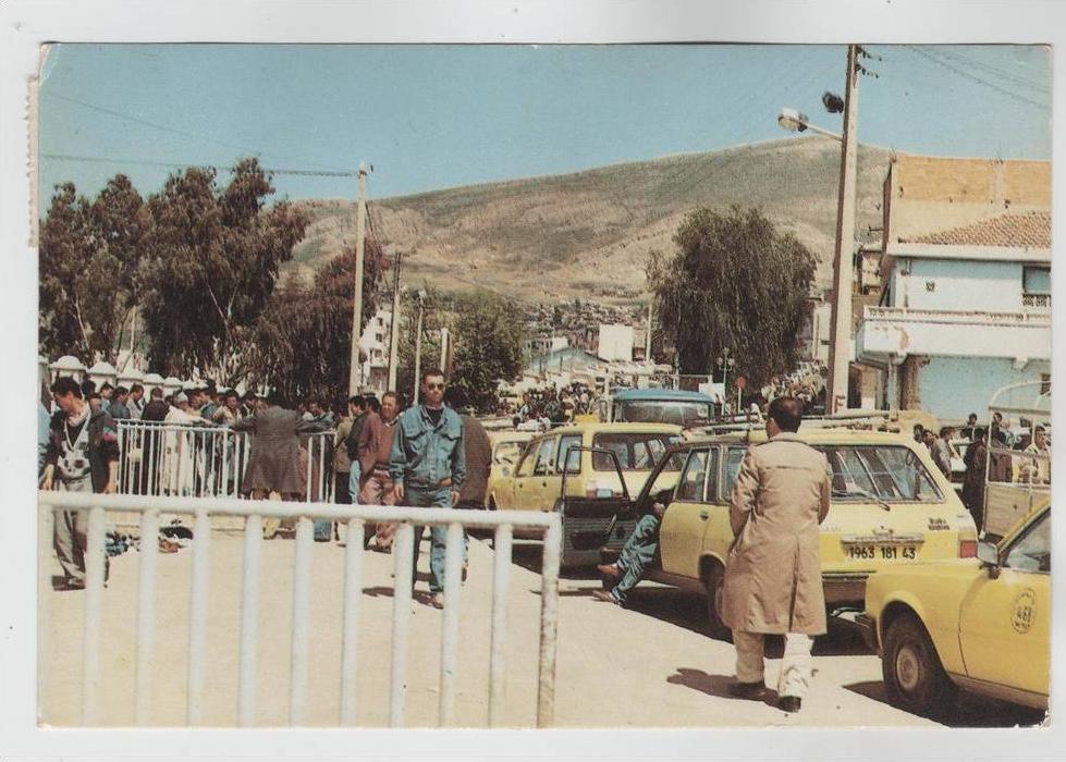 ALGERIE - FERDJIOUA WILAYA DE MILA - SOUK 1994 (scan recto verso)