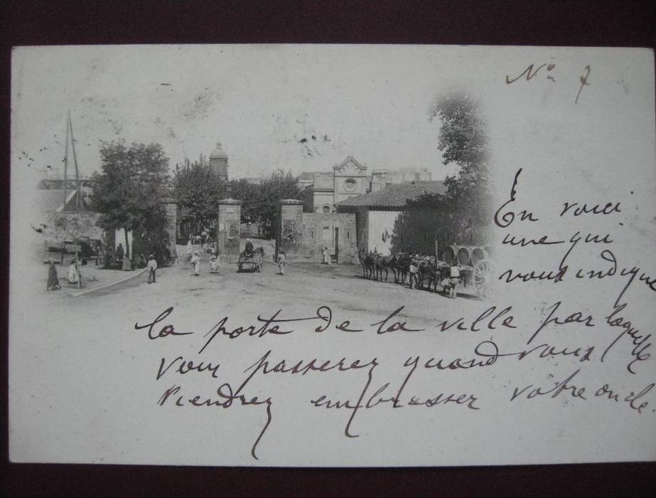 MOSTAGANEM - Porte de la ville - Précurseur 1900