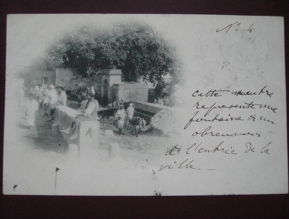MOSTAGANEM - Fontaine et abreuvoir à l´entrée de la ville - Précurseur 1900