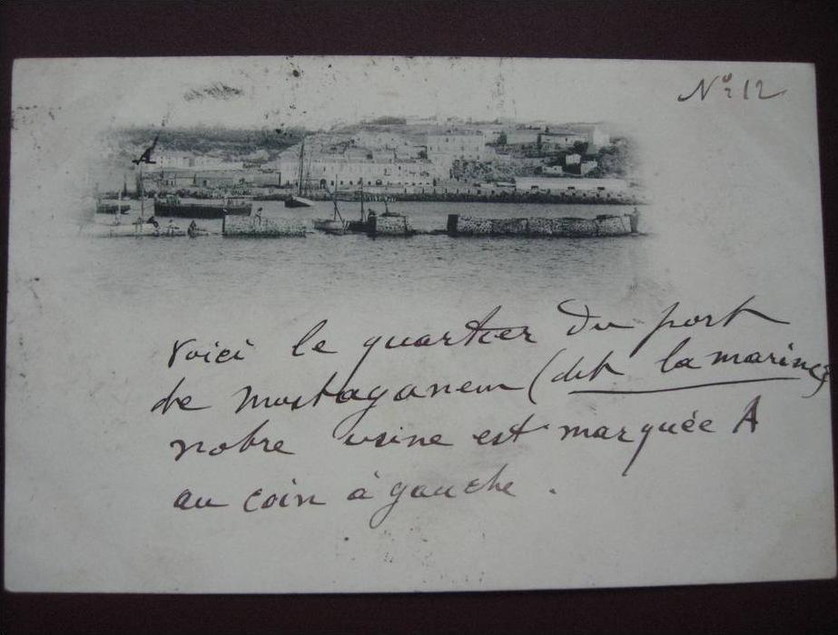 MOSTAGANEM - Le quartier du port dit la marine - Précurseur 1900