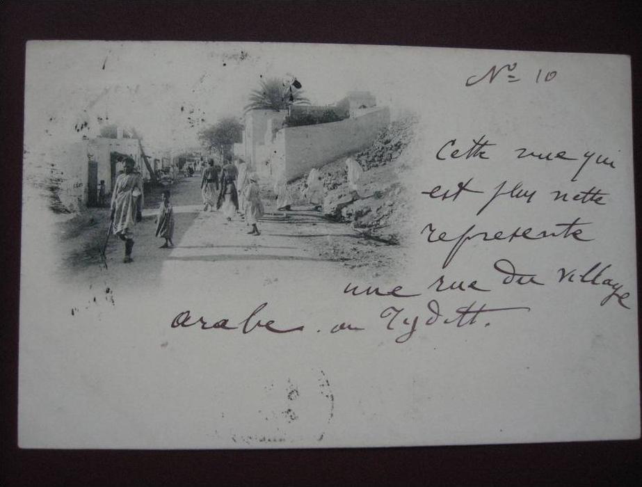 MOSTAGANEM - Cette rue qui estplus nette représente une rue du village arabe au TYDITT- Précurseur 1900