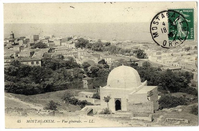 ALGERIE   MOSTAGANEM   VUE GENERALE