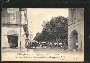 CPA Mostaganem, La Place de le Republique