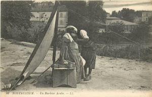 ALGERIE , MOSTAGANEM , Un barbier Arabe , * 113 90