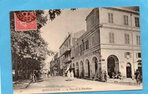 MOSTAGANEM-place de la république-animée-café de la perle-ND -a voyagé en 1907