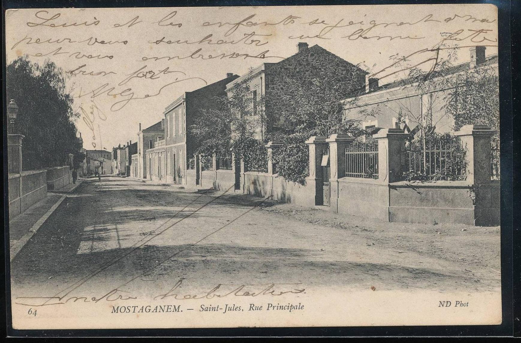 Mostaganem --- Saint - Jules --- Rue Principale