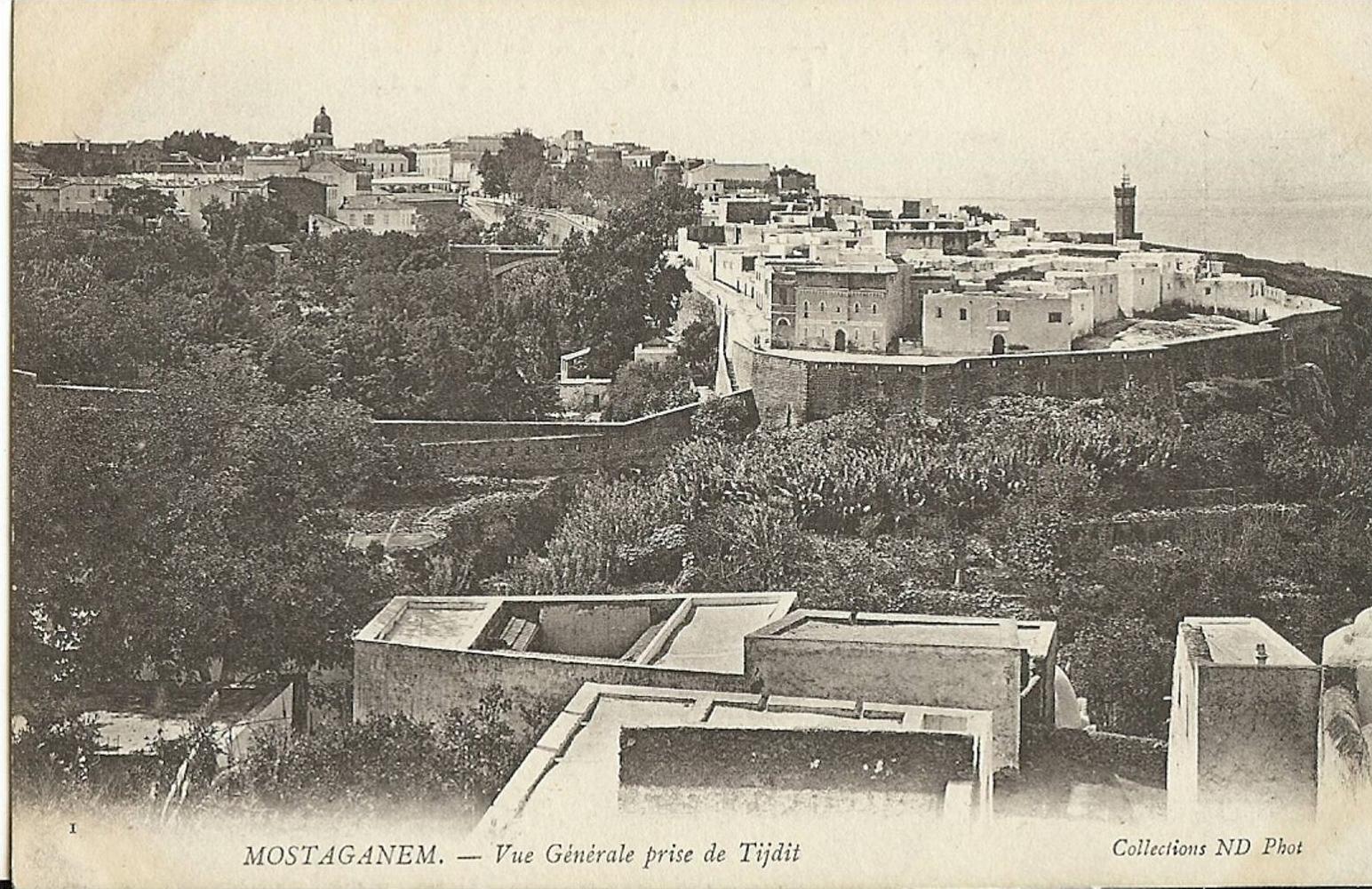 ALGERIE * MOSTAGANEM - Vue Générale prise de Tijdit