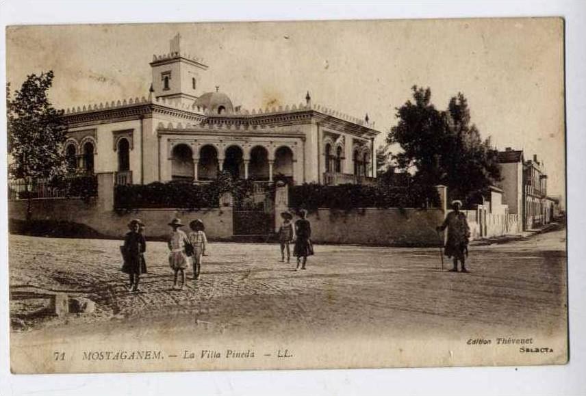 cpa MOSTAGANEM villa pineda LL 71 - ed thevenet