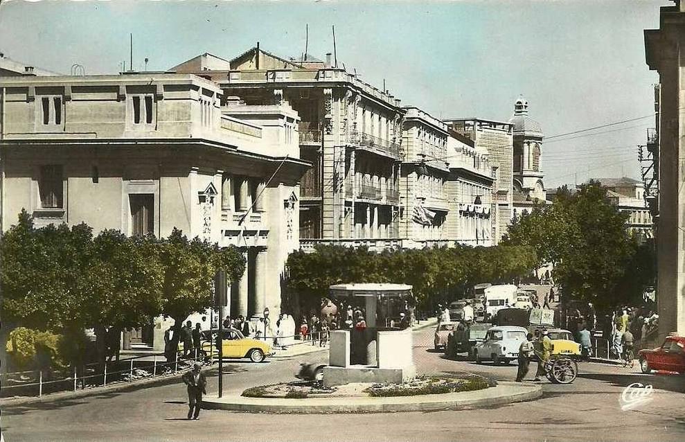 MOSTAGANEM  - AVENUE DU 1 er LIGNE N° 1599 ( ANCIENNES VOITURES)