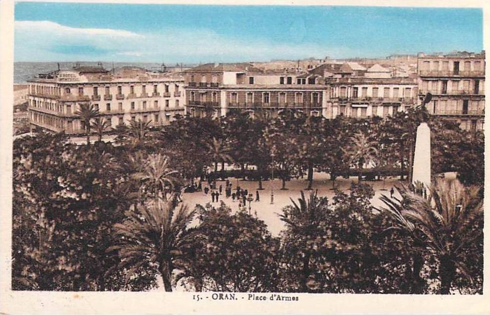 Afrique -Algérie > ORAN Place d'Armes (Editions  phototypie Photo Albert  n°15) *PRIX FIXE