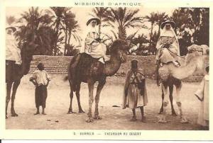 9. OUARGLA. EXCURSION AU DESERT. MISSIONS D' AFRIQUE.