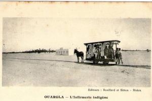 ALGERIE - OUARGLA - Infirmerie indigéne - rare - 2 scans - Très bon état
