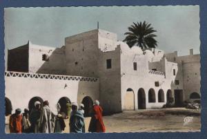 ALGERIE - CP COLORISEE ANIMEE OUARGLA - LA CASBAH - CAP N° 1504