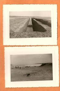 24sc   ALGERIE OUARGLA LOT DE 2 PHOTOS ORIGINALES