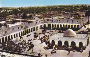 cp-ALG-ouargla-place du marché-animee-éditions jansol