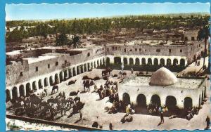 CARTE POSTALE OUARGLA OASIS 101 PLACE DU MARCHE. EDITIONS JANSOL CHAMBERY