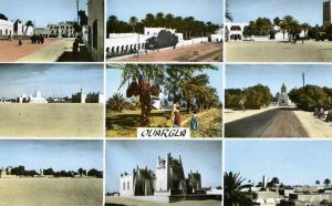 OUARGLA....9 VUES ...CPSM  PETIT FORMAT