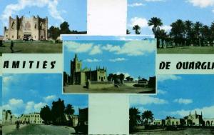 AMITIES DE OUARGLA....5 VUES ...CPSM  PETIT FORMAT