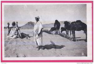 1905 - ALGERIE - OUARGLA -  La prière dans le désert