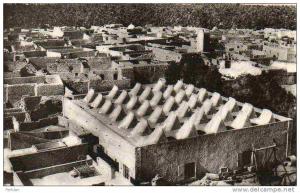 AFRIQUE. ALGERIE. OUARGLA. Vue sur L'Ancienne Ville. Carte Dentelée.