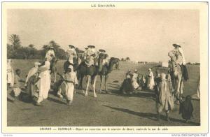 CPA SAHARA OUARGLA DEPART EXCURSION COURSIER DU DESERT
