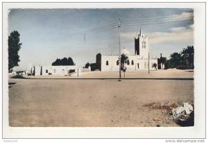 carte de ouargla ( sud contantinois ) l' église n° 1549