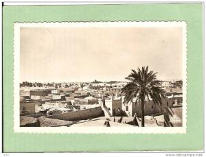 C P PHOTO  . ALGERIE .   OUARGLA    VUE  PARTIELLE  DE  LA  VILLE     EN  1954  . N ° 11 .