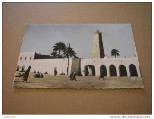 CPSM OUARGLA Minaret Mosquée petite animation