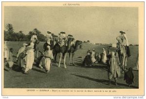 NK-DV 013-Algérie-Le Sahara-Ouargla-Départ en excursion-Soeurs de N.D. d'Afrique-