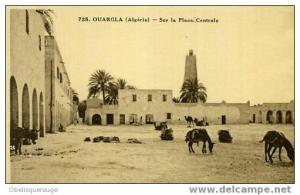 ALGERIE OUARGLA PLACE CENTRALE ANIMATION  N ° 725