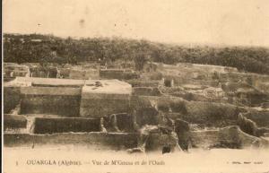 Algerie - OUARGLA - VUE DE M´GOUSSA ET DE L´OASIS -( Jouve .phot Alger )