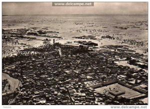 AFRIQUE. ALGERIE. AUTRES VILLES. OUARGLA. Vue Générale Aérienne. Carte Dentelée.