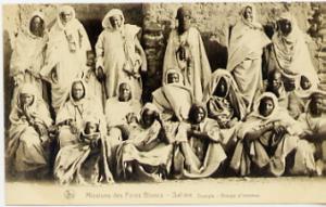 SAHARA - Missions des Pères Blancs - Ouargla - Groupe d'hommes