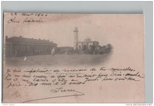 CPA Saida Mosquée et Commune mixte - animée