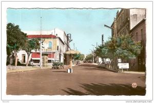 ALGERIE - SAIDA - Avenue Foch - Voiture militaire