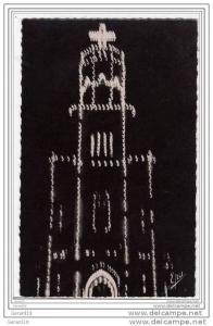 (algérie) SAIDA  L´église illuminée.