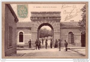 ALGERIE - SAIDA - MILITARIA - 8 - Porte de la Redoute - éditeur ?