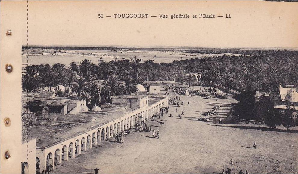 TOUGGOURT, Vue generale et l'Oasis, Algeria, 10-20s