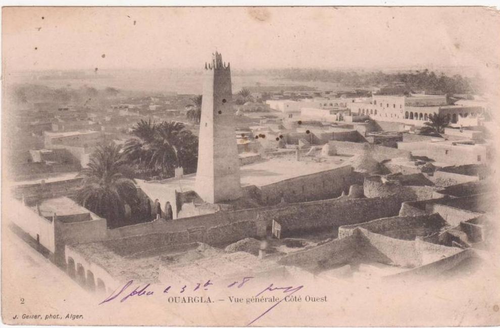 algerie-  ouargla - vue generale coté ouest