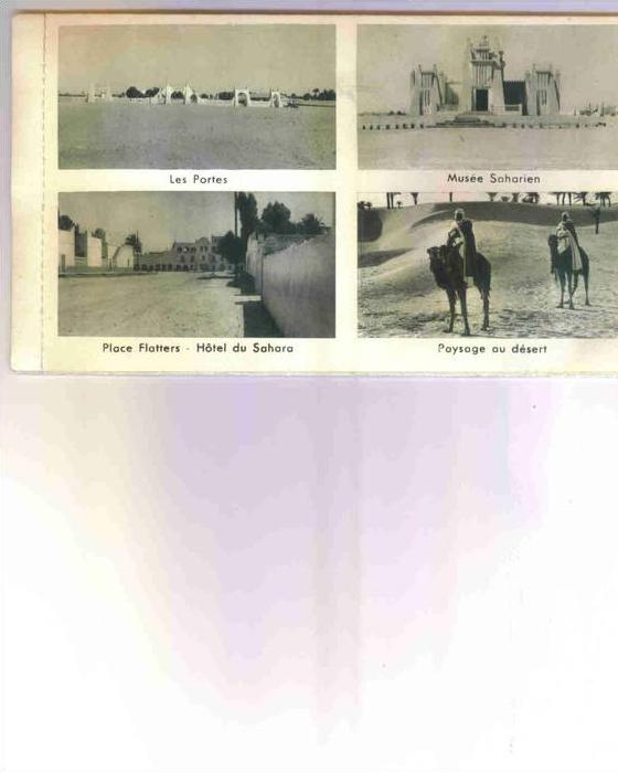 OUARGLA       ALGERIE   MULTIVUES  CARTE LETTRE