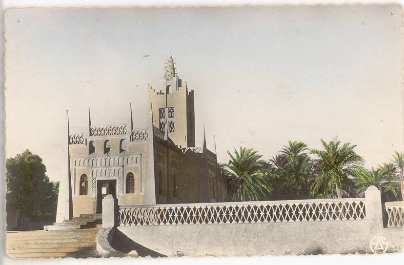 CARTE PHOTO ALGERIE - OUARGLA - L´EGLISE