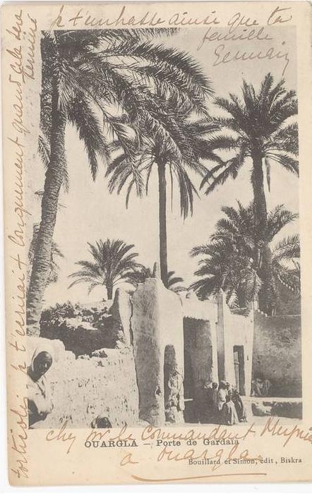 CPA ALGERIE - OUARGLA - PORTE DE GARDAIA