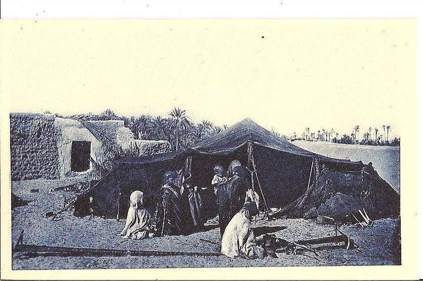 OUARGLA - Fabrication des bandes de tentes. (Métier)