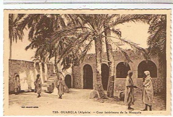 OUARGLA -  COUR  INTERIEURE  DE LA  MOSQUEE      TTBE